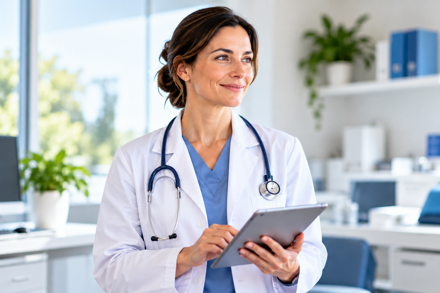 Healthcare practitioner supporting environmental health discussions